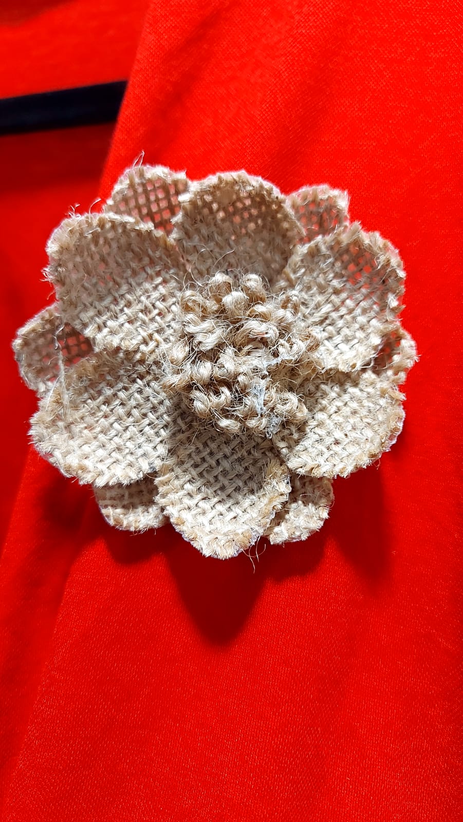 Traje Linen Flor para mujer ROJO