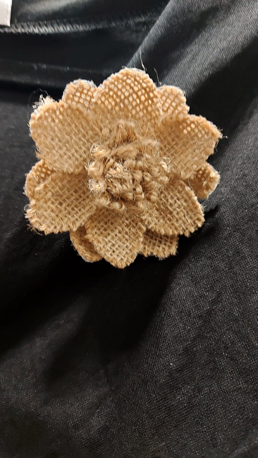 Traje Linen Flor para mujer NEGRO
